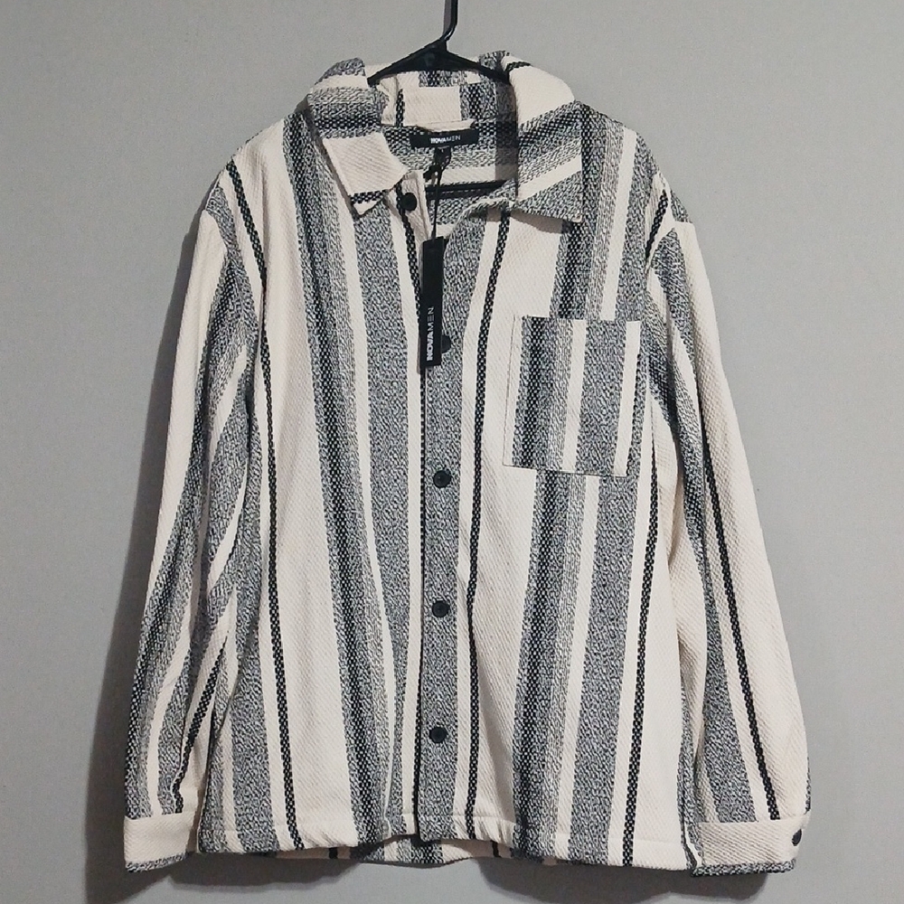 Mens Casual Shirt Jacket